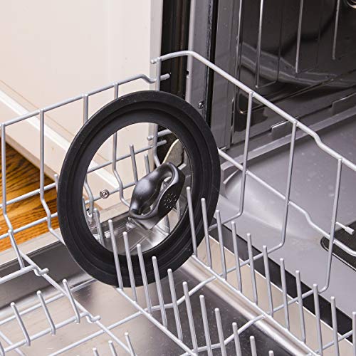 Black Tempered Glass Universal Lid for Cookware T764