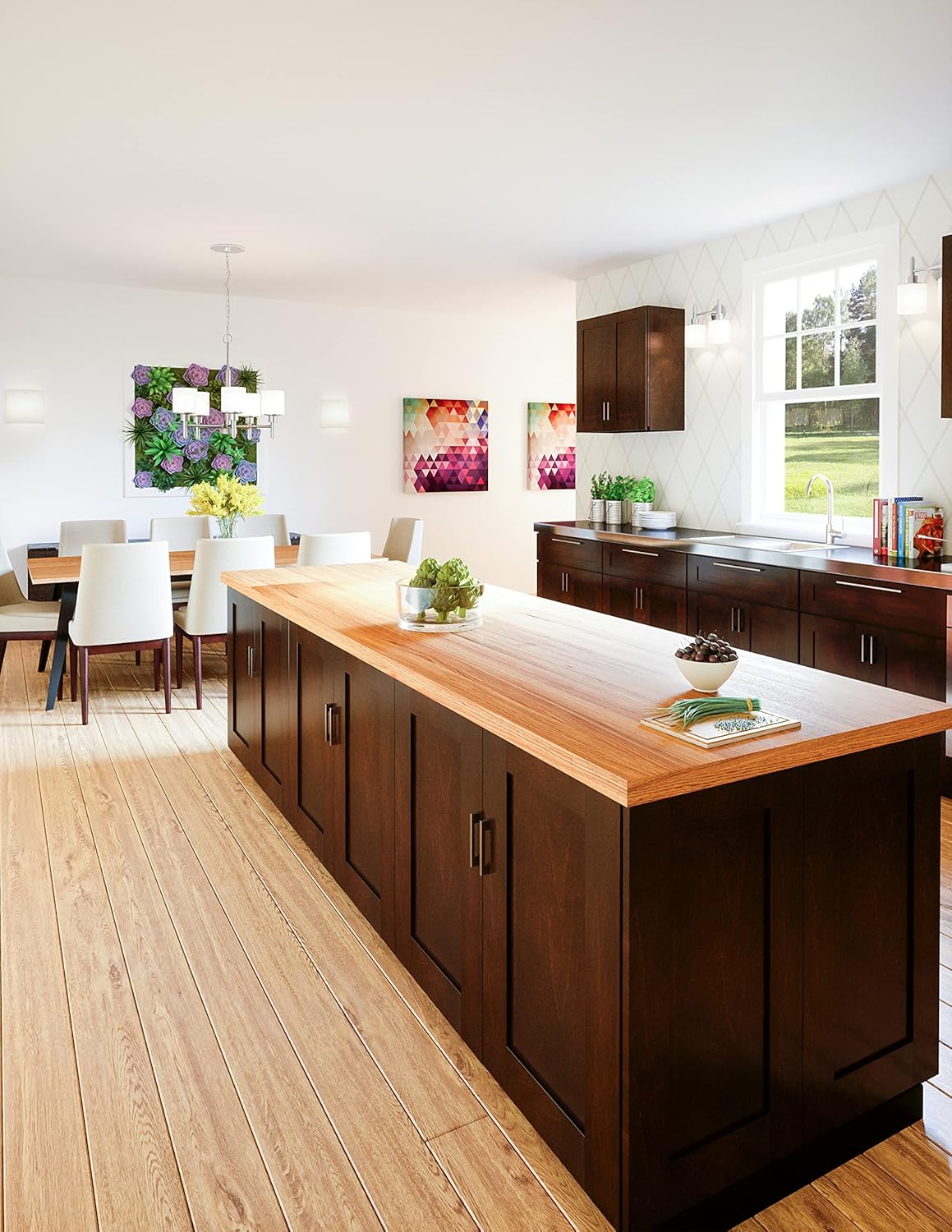 30x36x12 Espresso Wall Kitchen Cabinet F68093