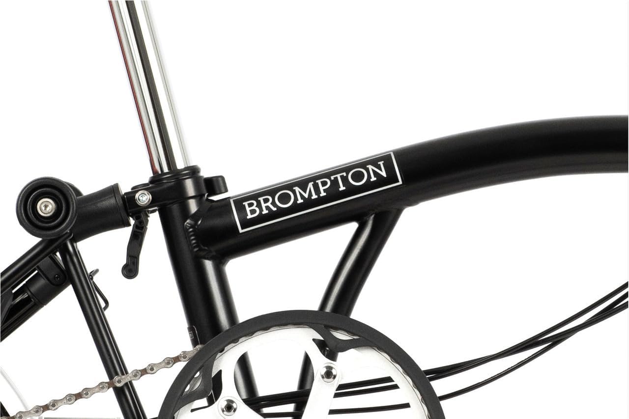 Black 6 Speed Folding Bike U3693