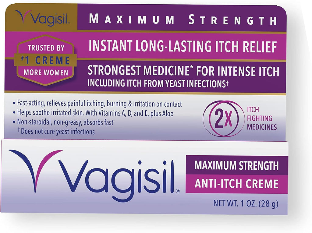 Vaginal Gel, Anti-Itch Cream, 4ct 0.07oz, 1oz W625859