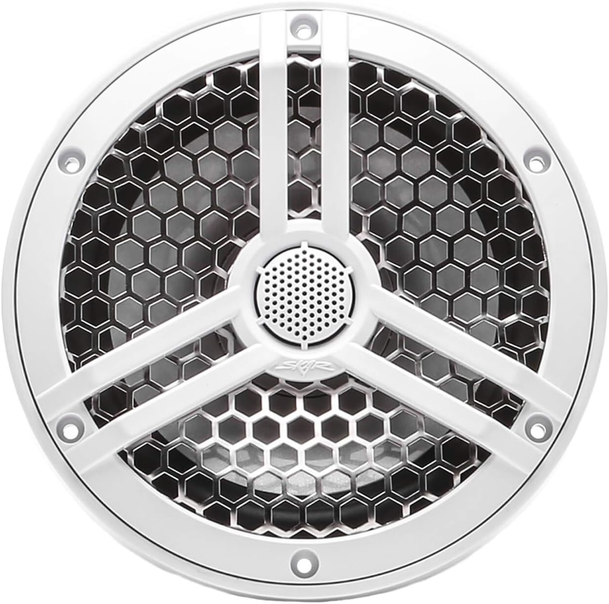 6.5" 2-Way Marine Coaxial Speakers, Pair (White) M2647