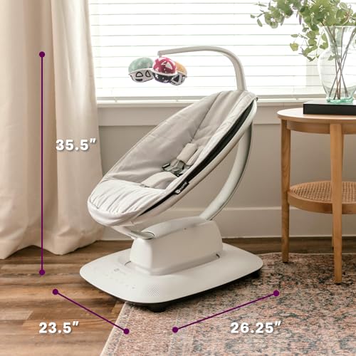 Grey Baby Swing with Bluetooth A136083