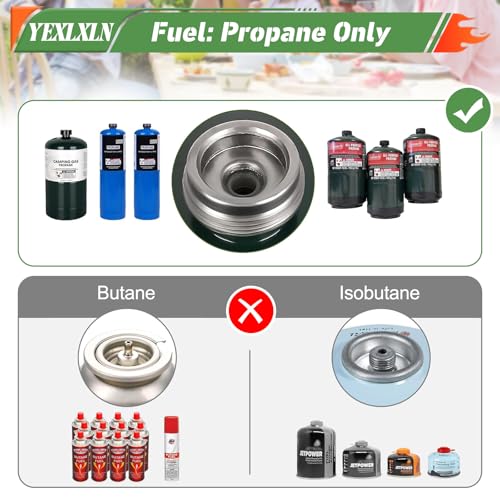 2-Burner Foldable Propane Camp Stove with Griddle and Carrying Bag L7176