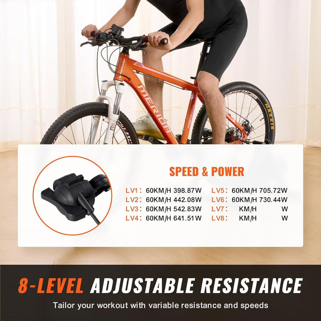 Magnetic Bike Trainer Stand for 26"-29" Wheels with 8 Resistance Settings F9170