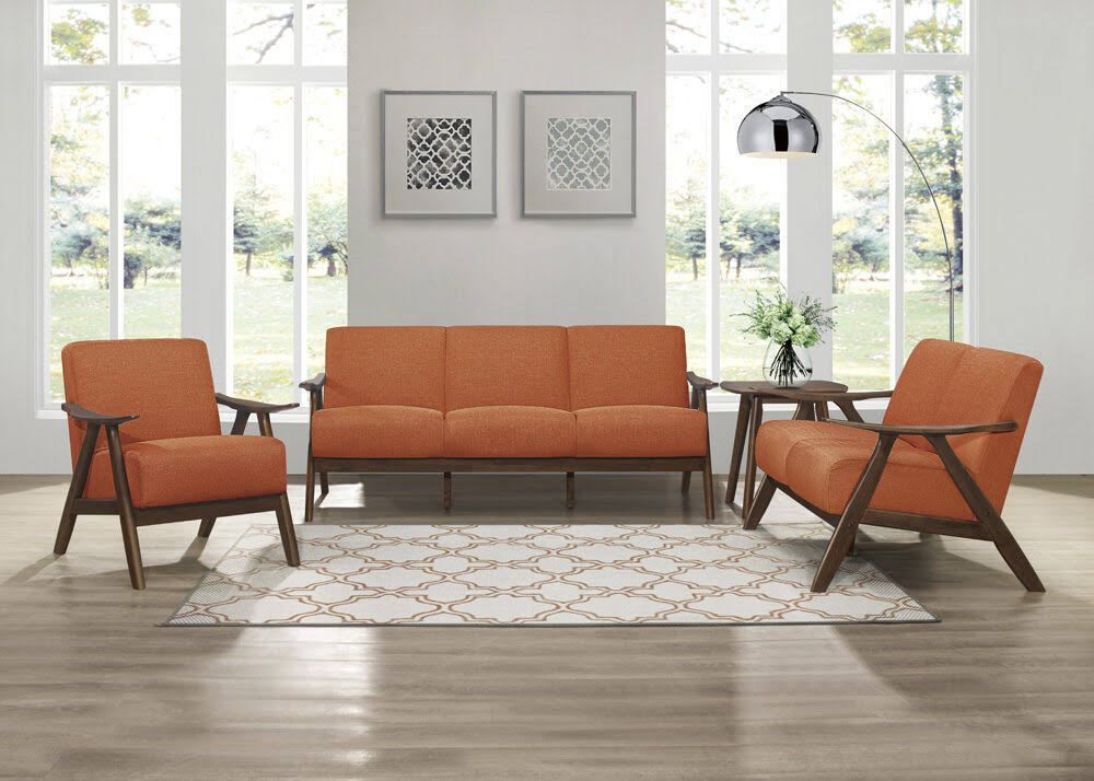 Orange Accent Chair N9729