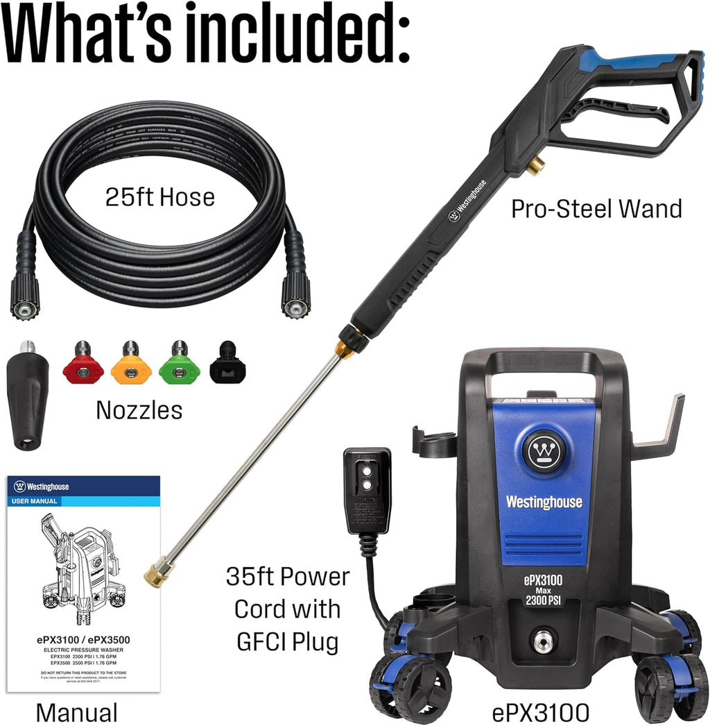 2300 Max PSI Electric Pressure Washer D937023