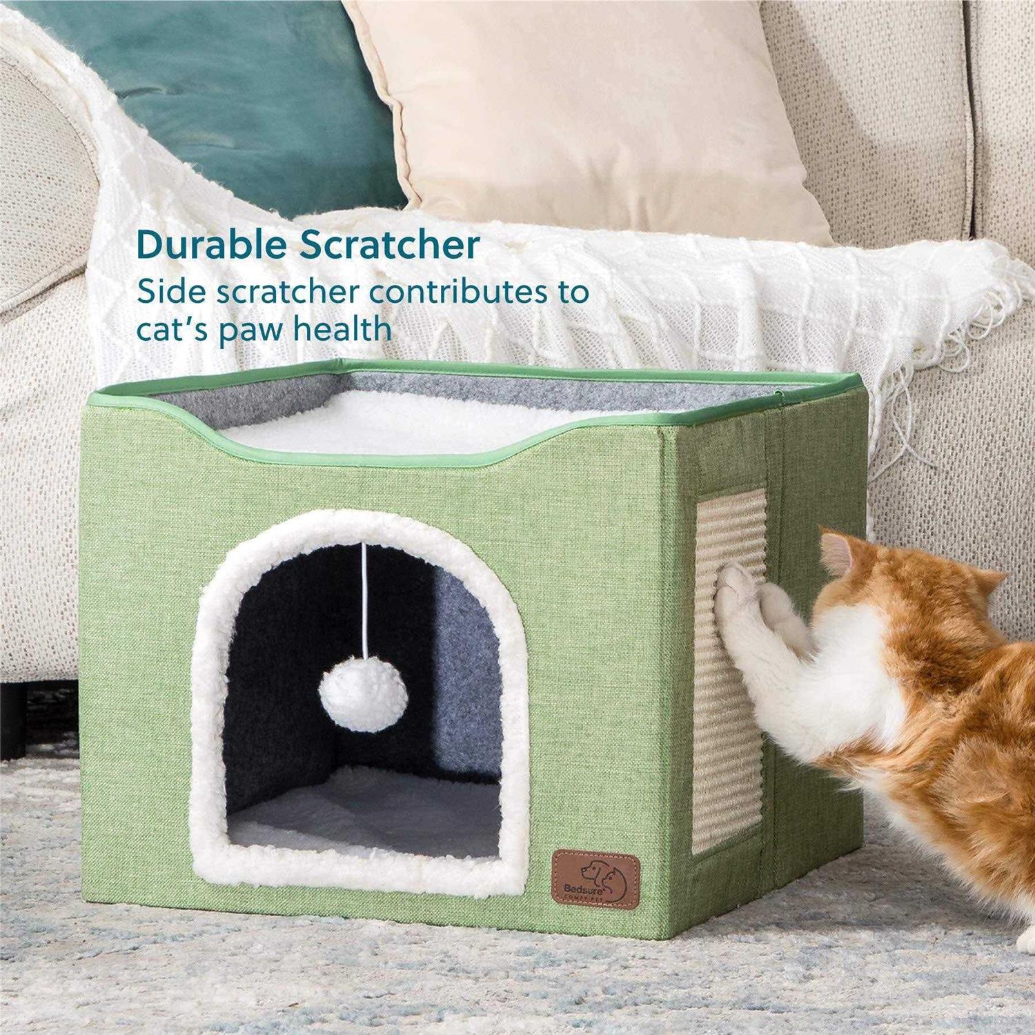 Large Cat Cave with Scratch Pad N3562