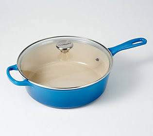 3.75-qt Cast Iron Cassadou with Glass Lid R25972