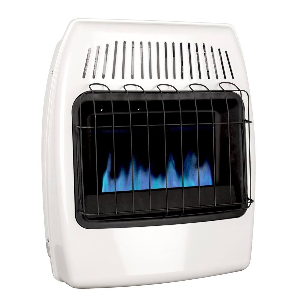 20,000 BTU Blue Flame Vent Free Liquid Propane Wall Heater V9642