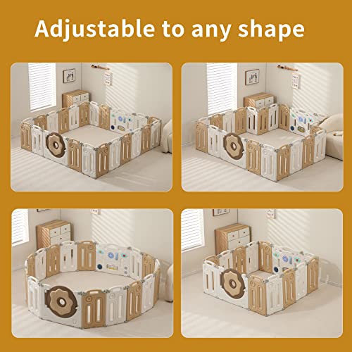 18 Panel Foldable Baby Playpen K416592