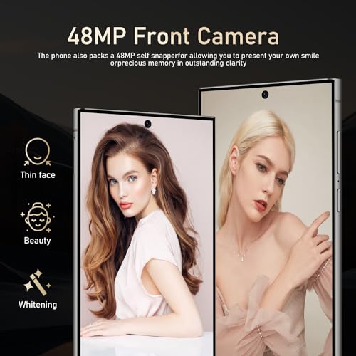 White 6.8" 6GB+256GB Unlocked Smartphone E830