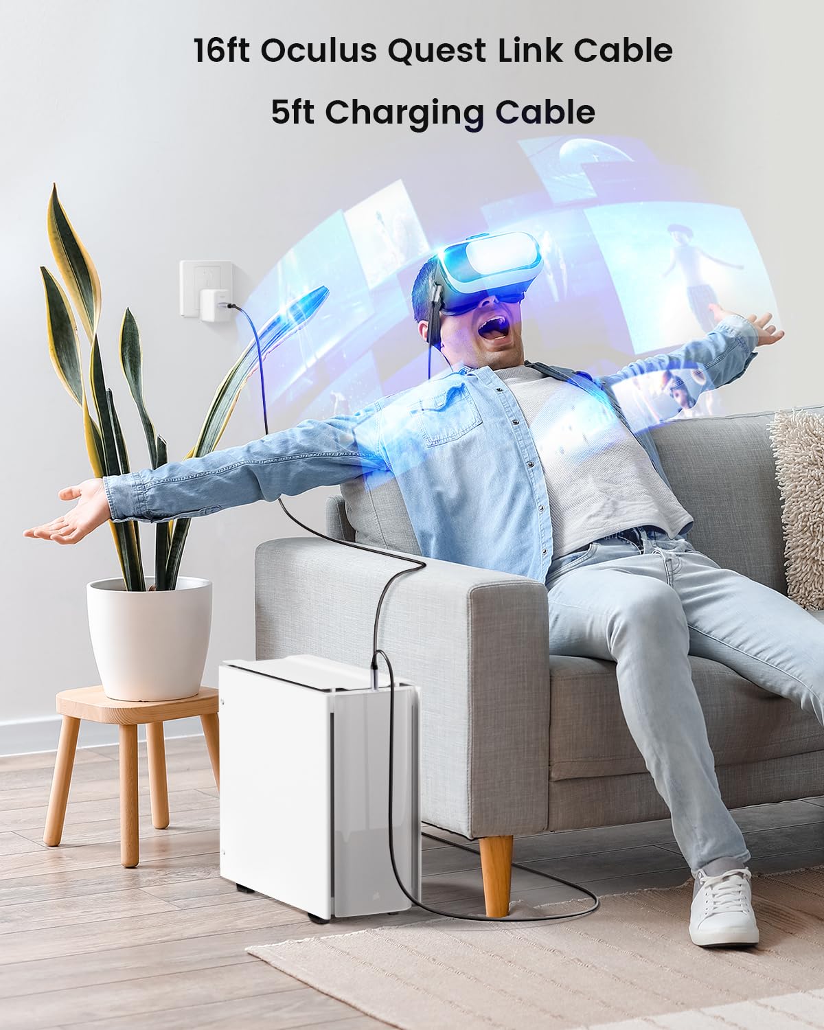 16FT USB 3.0 to USB-C VR Cable X177779