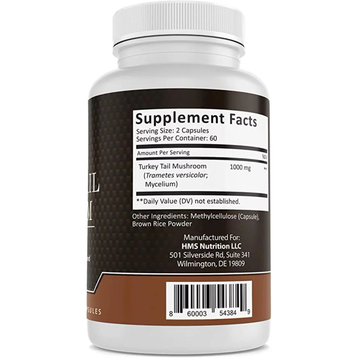 Turkey Tail Mushroom 120 Capsules 1000mg I340586