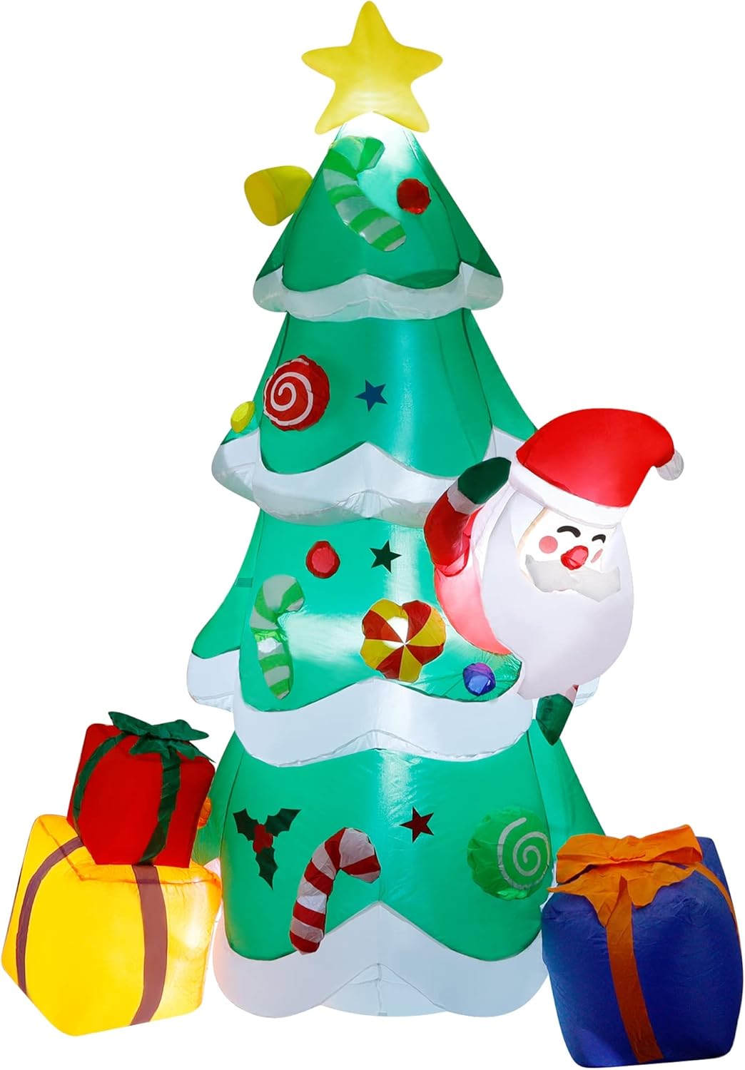 7 FT Inflatable Christmas Tree with LED Lights S156573