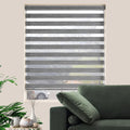 Grey Zebra Roller Blinds V8483