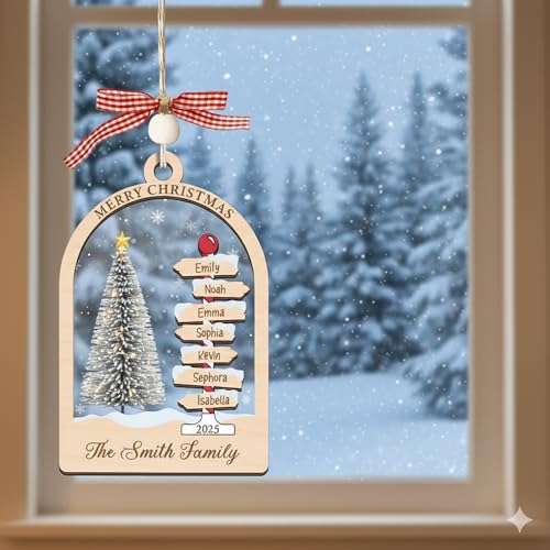 Personalized Christmas Wooden Ornament M498217