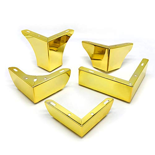 Set of 4 Metal Furniture Sofa Legs Q24664