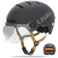 Smart Bike Helmet with LED Lights & Removable Visor G14670