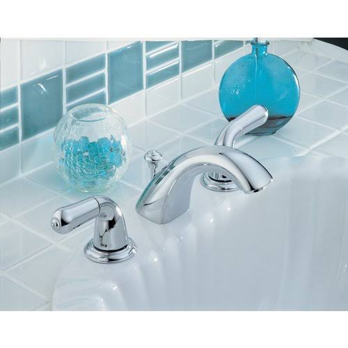 Classic Stainless Two Handle Widespread Faucet X38612