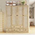 White Freestanding Wardrobe Cabinet A539344