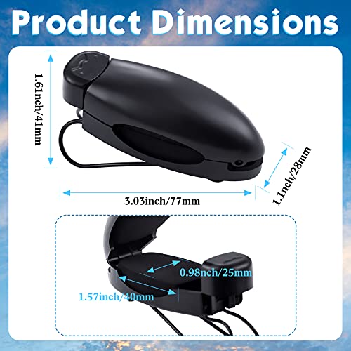 2 Pieces Car Sunglasses Visor Clips F12707
