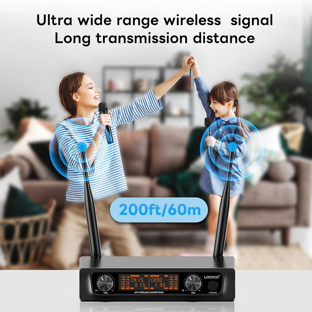 Metal Dual Wireless Microphone System V231