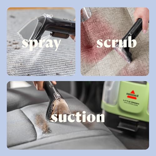 Portable Carpet and Upholstery Deep Cleaner with Self-Cleaning Tool R9083