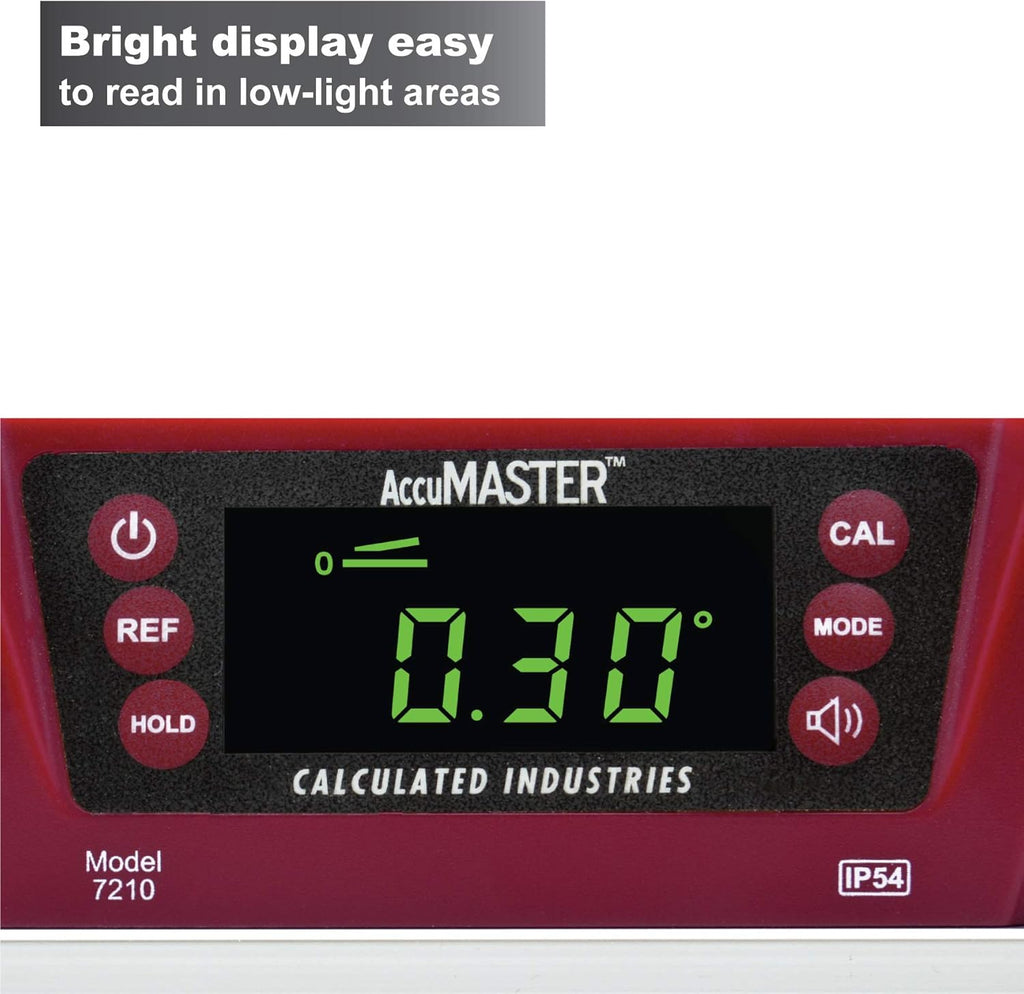Digital Torpedo Level and Protractor with Neodymium Magnets and LED Display V18542