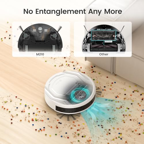 Robot Vacuum Cleaner with Strong Suction, 120 Mins Runtime, Slim, Self-Charging, Wi-Fi/App/Alexa Control J555568