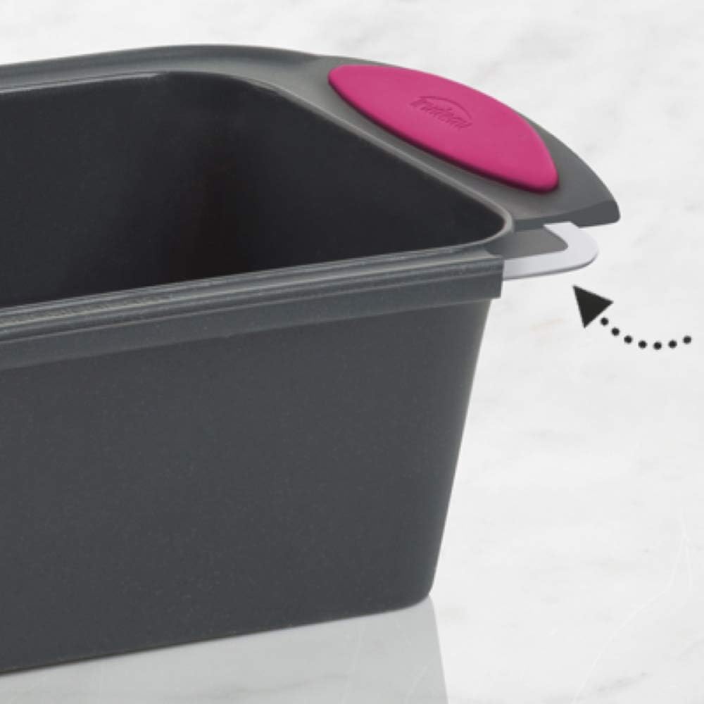 White Confetti Silicone Loaf Pan B896924