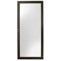 36 in. x 80 in. Bronze Left-Hand Fullview Aluminum Storm Door Z1750
