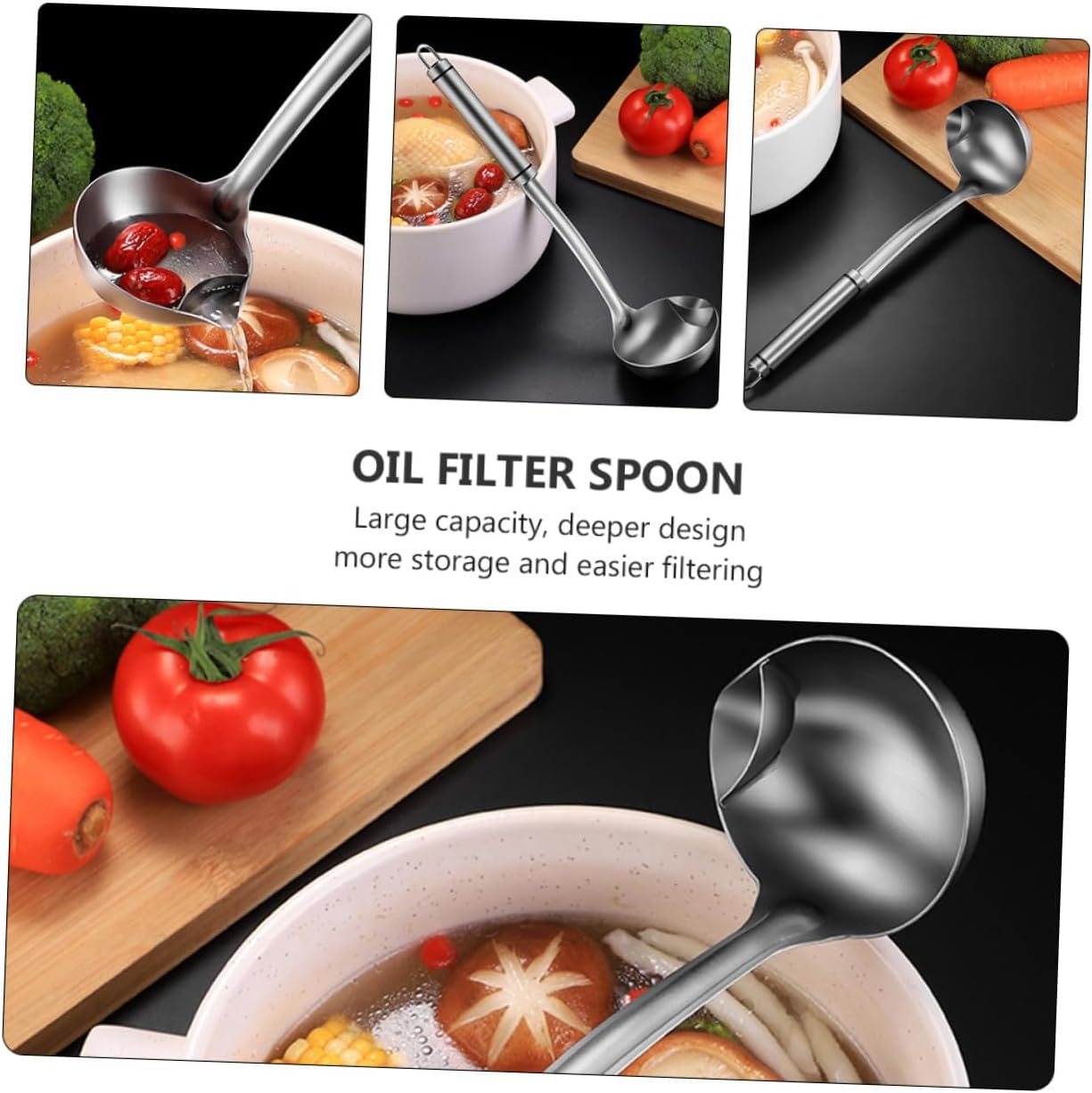 304 Stainless Steel Oil Filter Spoon L663