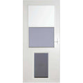 White High-view Wood Core Storm Door Z689