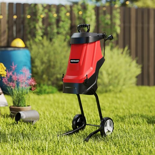 15 Amp Corded Electric Wood Chipper Shredder with Collection Bag H903718