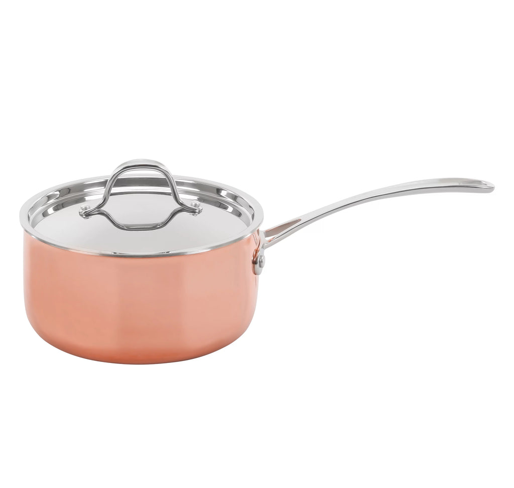 8 Piece Triply Copper Cookware Set O4913