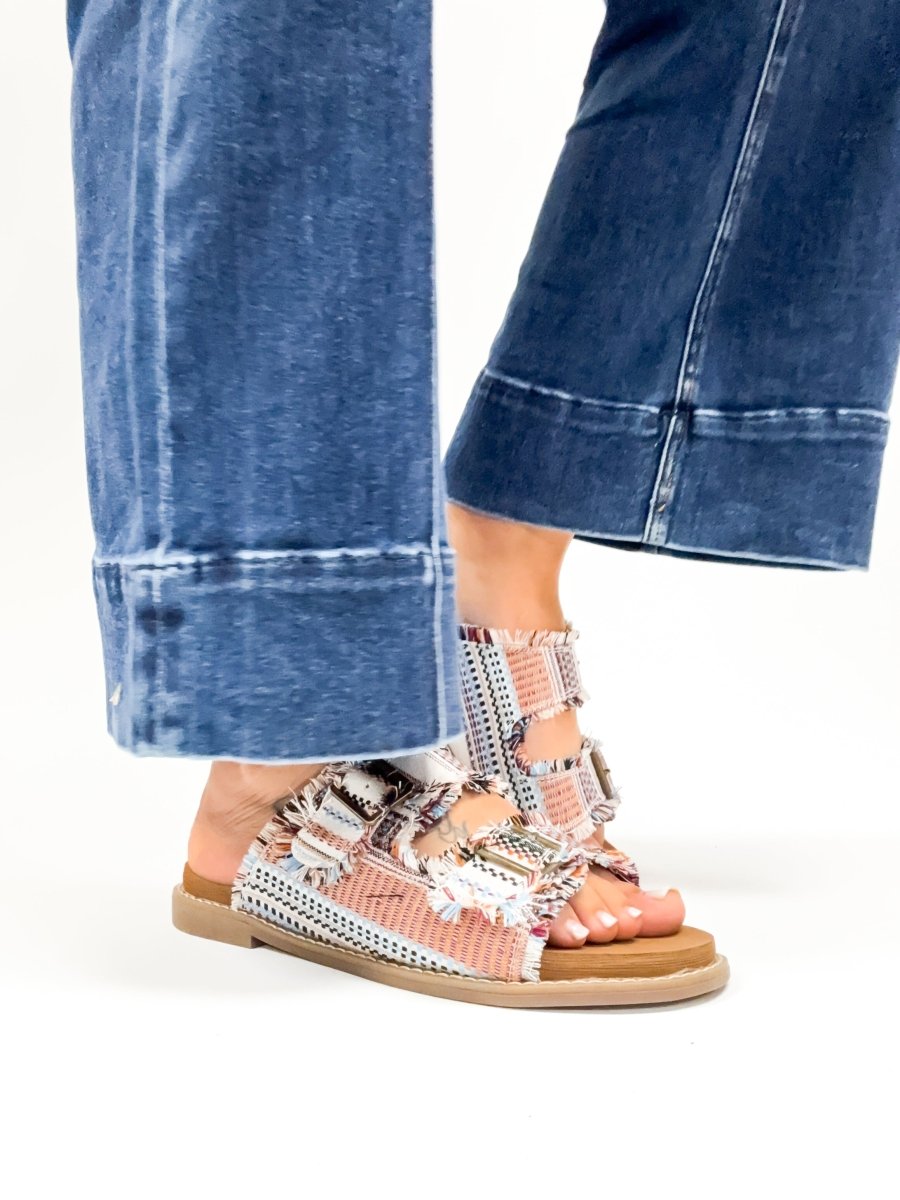 Very G Cream Multi Mackenzie Sandals