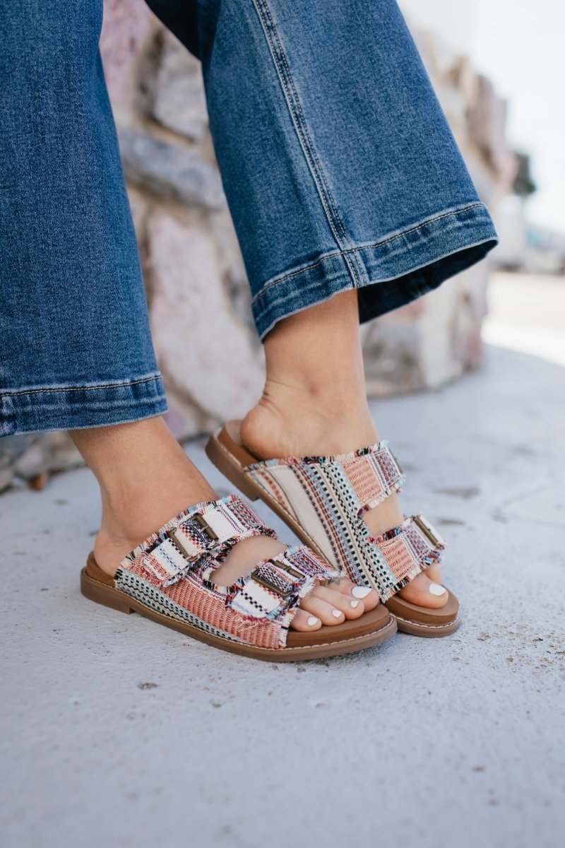 Very G Cream Multi Mackenzie Sandals