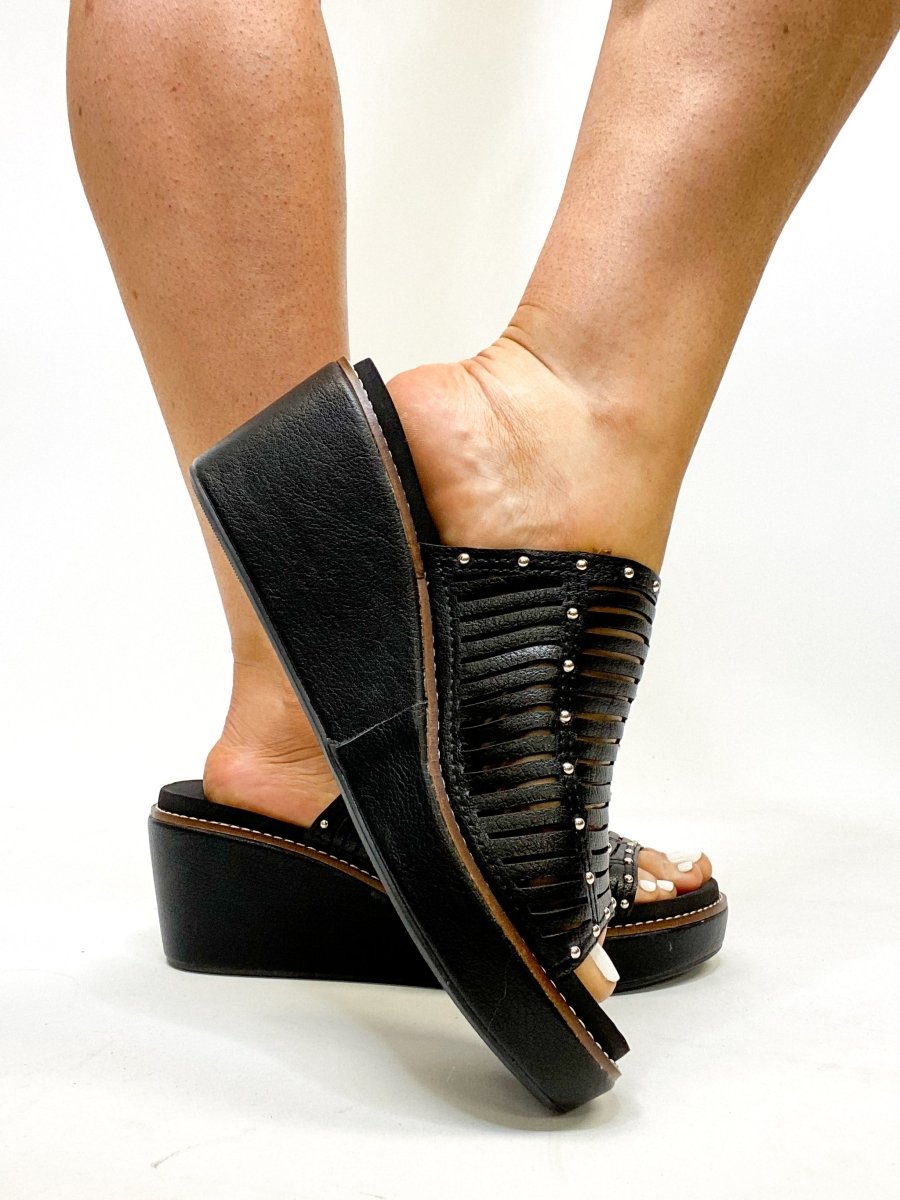 Corky's Black Much Better Sandals