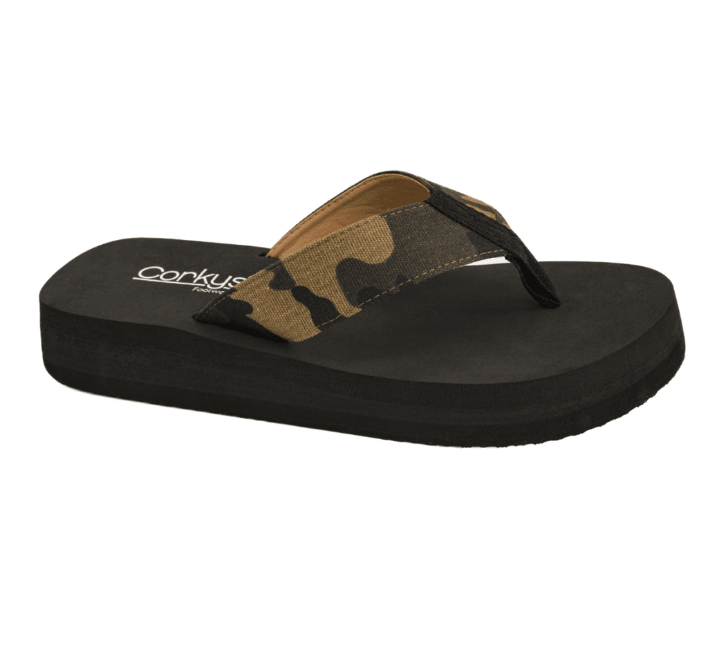Corky's Camo Overboard Sandals