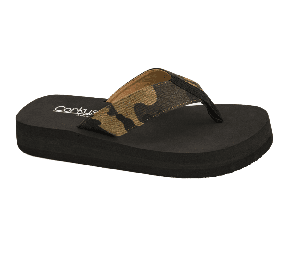 Corky's Camo Overboard Sandals