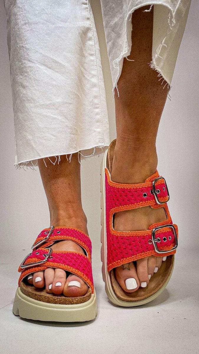 Corky's Pink Orange Rumor Has It Sandals