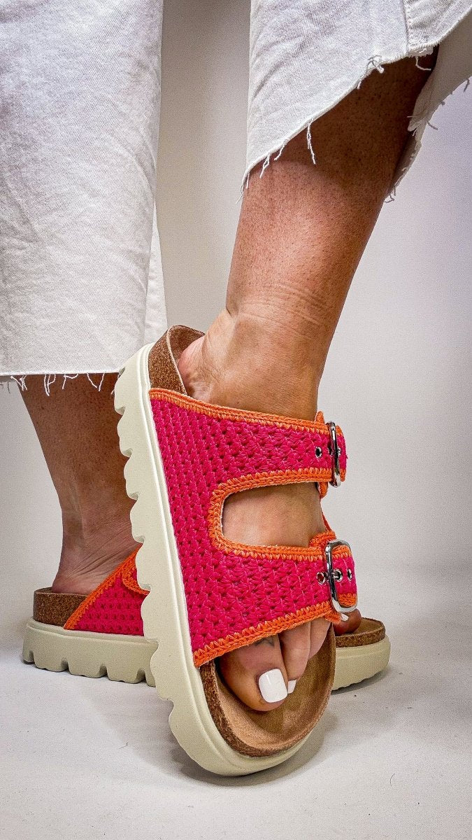 Corky's Pink Orange Rumor Has It Sandals