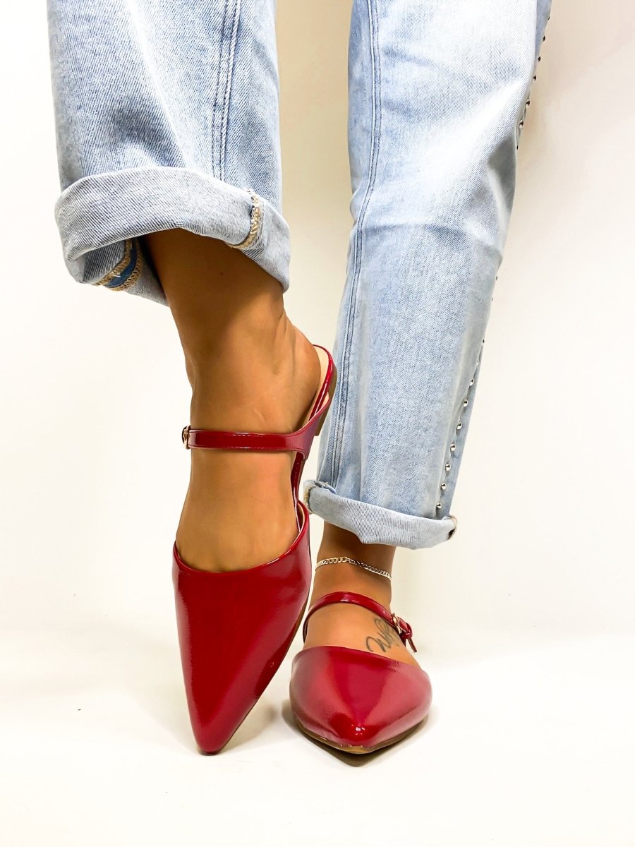 Corky's Red Patent Wanna Grab Drinks Flats