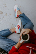 Corky's Red White Blue Kickoff Sneakers