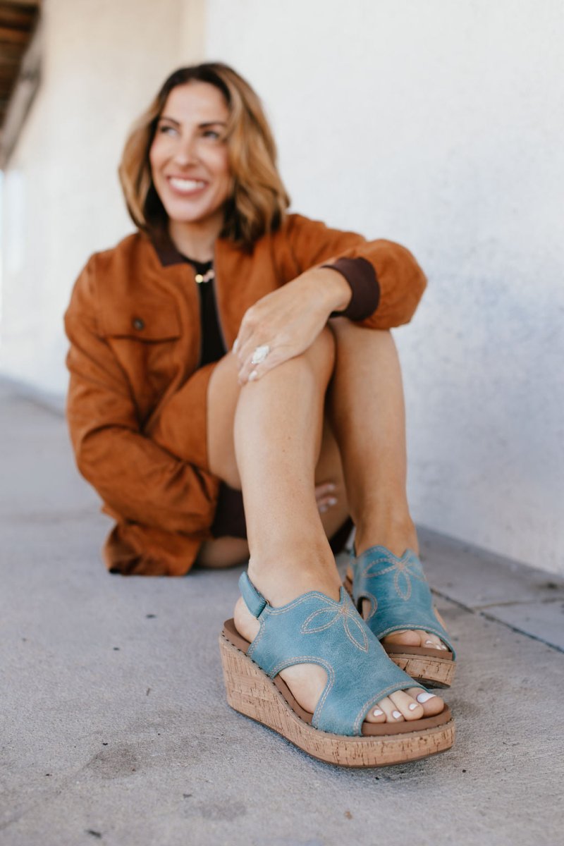 Corky's Turquoise Darlin Wedges