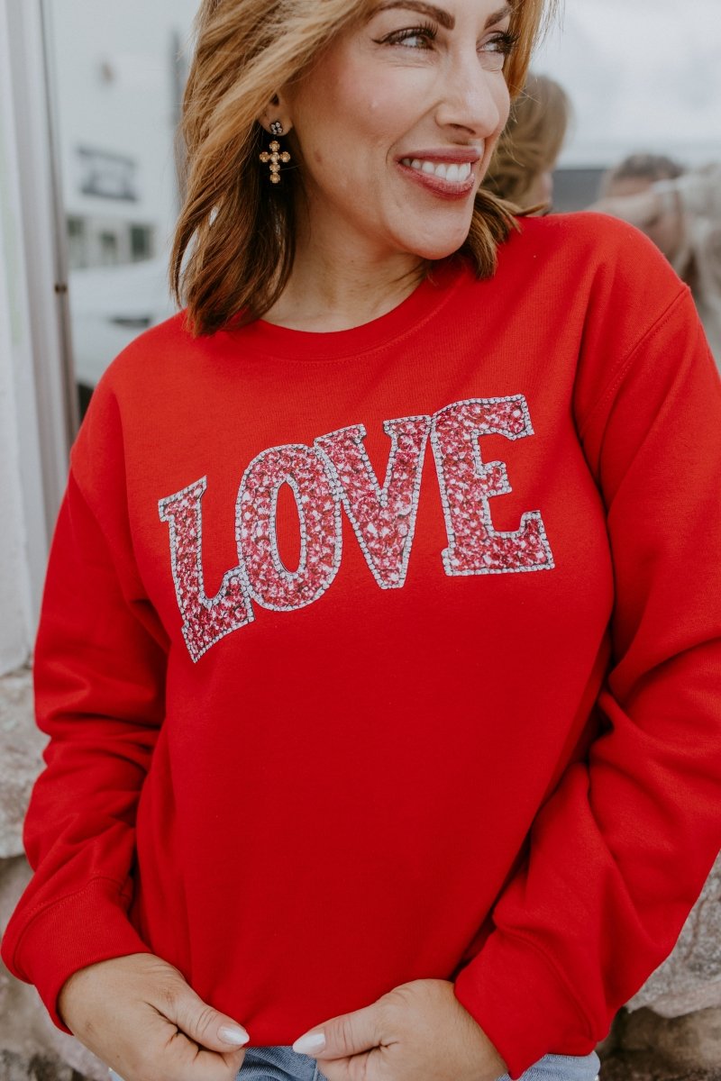 Shining Love  Graphic Pullover - FINAL SALE