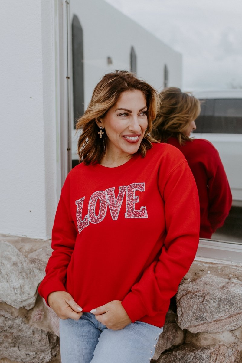 Shining Love  Graphic Pullover - FINAL SALE