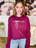 Simple Mama Long Sleeve Graphic Tee - FINAL SALE